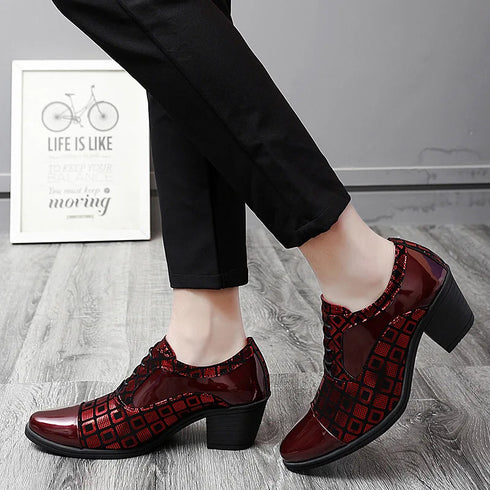 Men's Formal Leather Oxfords Dress Shoes for Business and Wedding Events